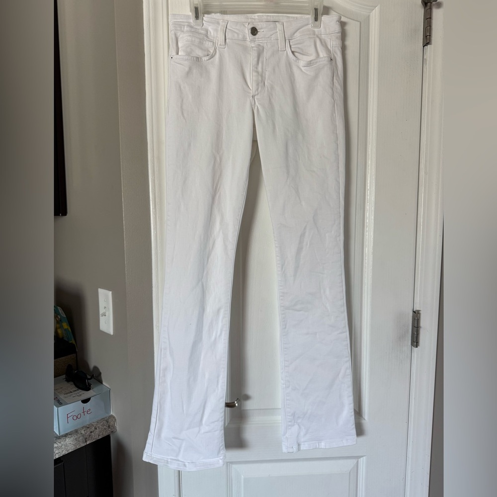 Joe's Jeans White Boot Cut Denim Relaxed Fit
